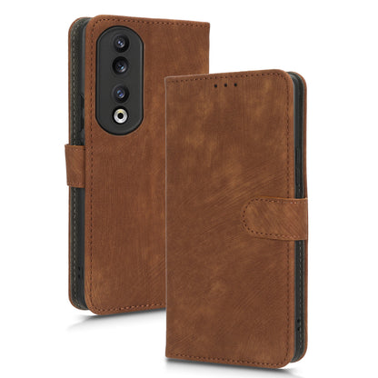 For Honor 90 Pro Anti-Scratch Wallet Phone Cover RFID Blocking PU Leather Stand Phone Case