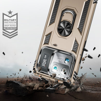 For Xiaomi Mi 11 Ultra PC+TPU Anti-scratch Phone Case Car Mount Holder Kickstand Cover