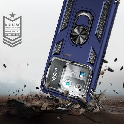 For Xiaomi Mi 11 Ultra PC+TPU Anti-scratch Phone Case Car Mount Holder Kickstand Cover