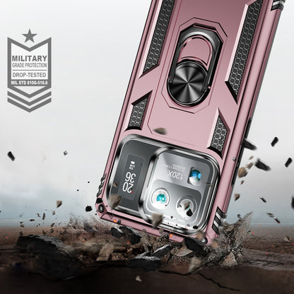 For Xiaomi Mi 11 Ultra PC+TPU Anti-scratch Phone Case Car Mount Holder Kickstand Cover