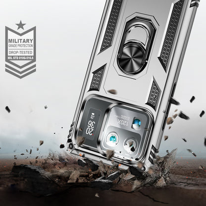 For Xiaomi Mi 11 Ultra PC+TPU Anti-scratch Phone Case Car Mount Holder Kickstand Cover