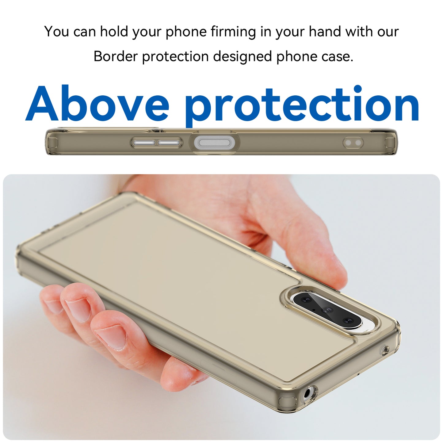 Candy Series TPU Phone Case for Sony Xperia 10 V Shockproof Corner Protection Cover