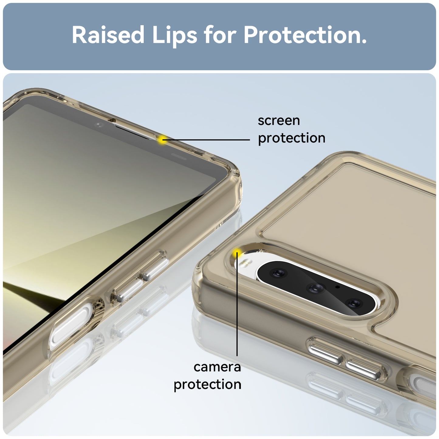 Candy Series TPU Phone Case for Sony Xperia 10 V Shockproof Corner Protection Cover