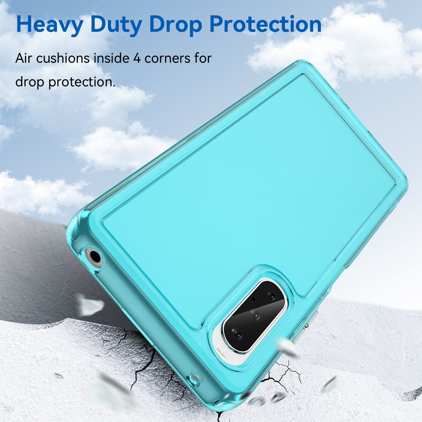 Candy Series TPU Phone Case for Sony Xperia 10 V Shockproof Corner Protection Cover