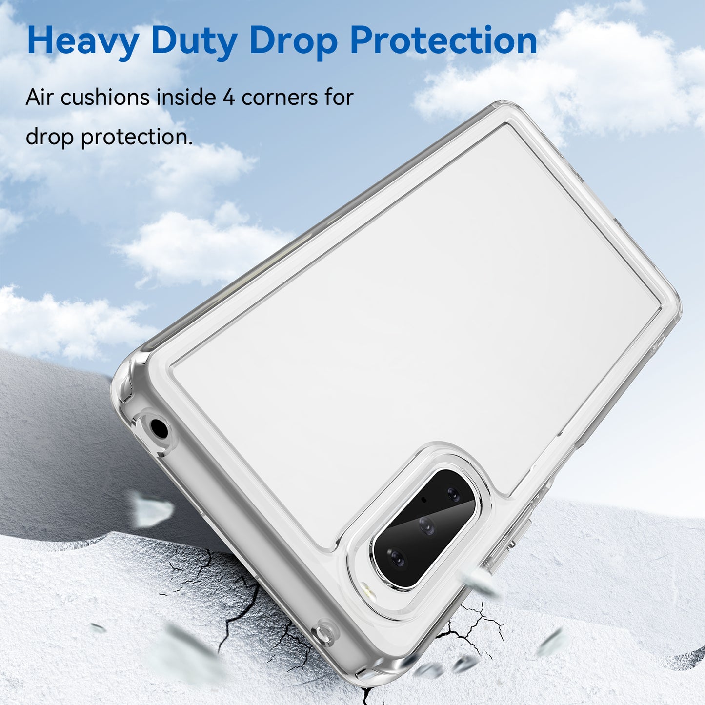 Candy Series TPU Phone Case for Sony Xperia 10 V Shockproof Corner Protection Cover