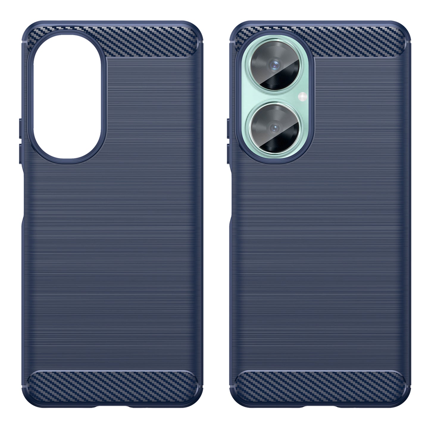 For Huawei Nova 11i / Enjoy 60 Pro / Maimang 20 Brushed TPU Case Carbon Fiber Texture Phone Cover