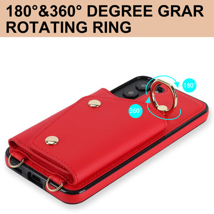 Zipper Wallet Phone Case for Samsung Galaxy S22+ 5G PU Leather Coated TPU Ring Kickstand Phone Cover