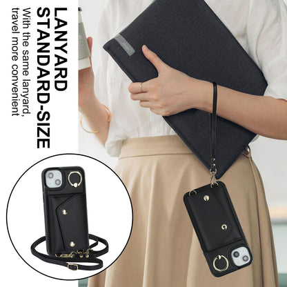 For iPhone 12 mini Leather Coated TPU Phone Kickstand Case Zipper Wallet Crossbody Phone Cover