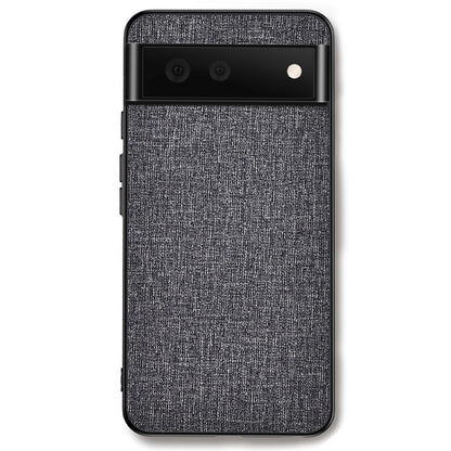 For Google Pixel 8 Cloth Texture PC+TPU Phone Cover Anti-fall Cell Phone Case