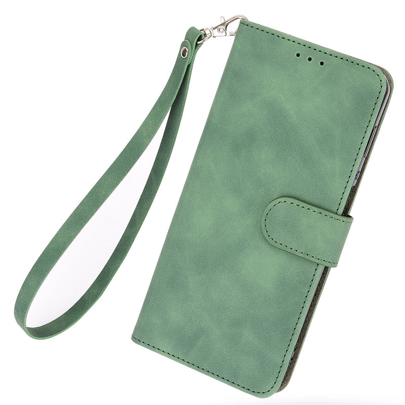 Skin-touch Leather Case for Infinix Note 30 5G , Stand Wallet Protective Phone Cover