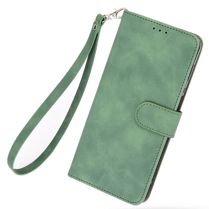 Skin-touch Leather Case for Infinix Note 30 5G , Stand Wallet Protective Phone Cover