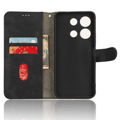 Skin-touch Leather Case for Infinix Note 30 5G , Stand Wallet Protective Phone Cover