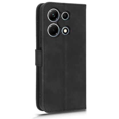 Skin-touch Leather Case for Infinix Note 30 5G , Stand Wallet Protective Phone Cover