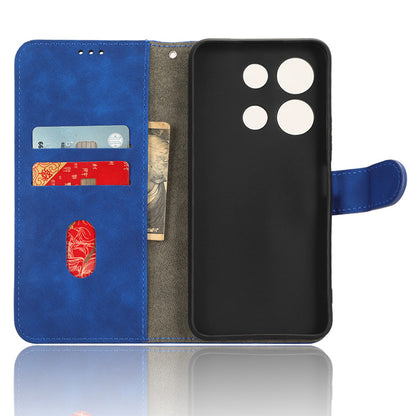 Skin-touch Leather Case for Infinix Note 30 5G , Stand Wallet Protective Phone Cover