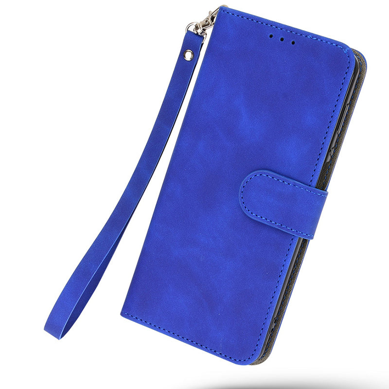 Skin-touch Leather Case for Infinix Note 30 5G , Stand Wallet Protective Phone Cover