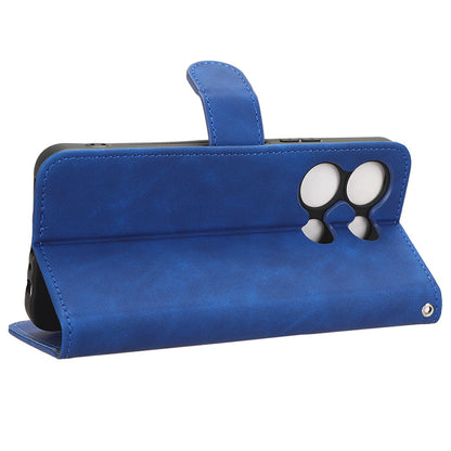 Skin-touch Leather Case for Infinix Note 30 5G , Stand Wallet Protective Phone Cover