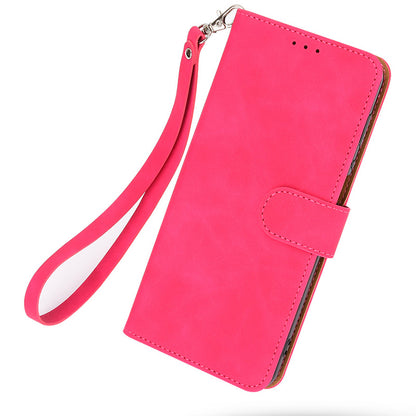 Skin-touch Leather Case for Infinix Note 30 5G , Stand Wallet Protective Phone Cover