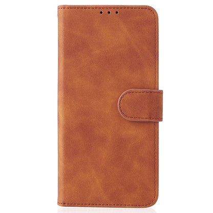 Skin-touch Leather Case for Infinix Note 30 5G , Stand Wallet Protective Phone Cover
