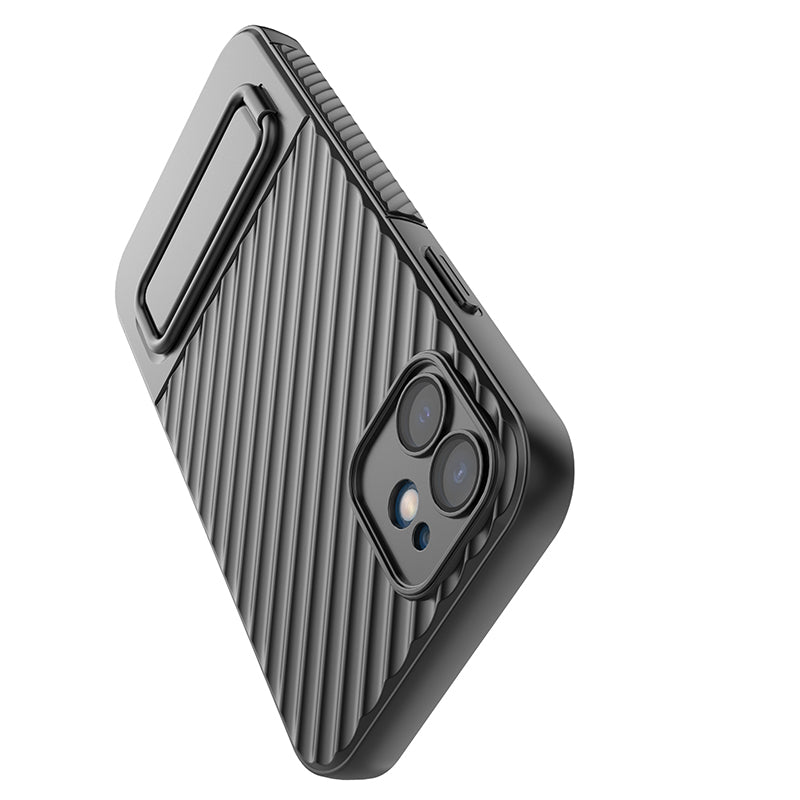 Phone Case for iPhone 12 , Kickstand Phone Back Protector Anti-dust TPU Phone Cover