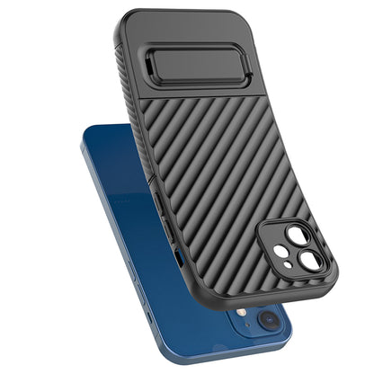 Phone Case for iPhone 12 , Kickstand Phone Back Protector Anti-dust TPU Phone Cover