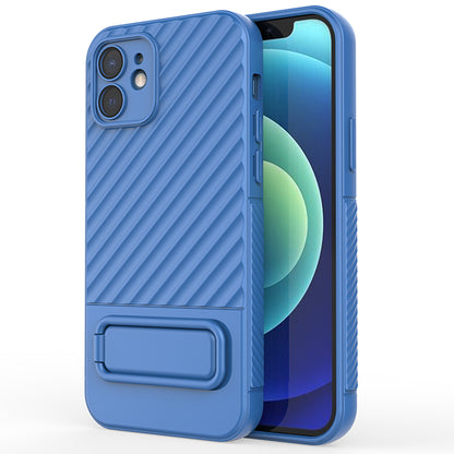 Phone Case for iPhone 12 , Kickstand Phone Back Protector Anti-dust TPU Phone Cover