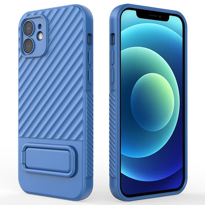 Phone Case for iPhone 12 , Kickstand Phone Back Protector Anti-dust TPU Phone Cover