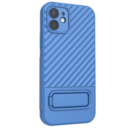 Phone Case for iPhone 12 , Kickstand Phone Back Protector Anti-dust TPU Phone Cover