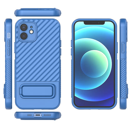 Phone Case for iPhone 12 , Kickstand Phone Back Protector Anti-dust TPU Phone Cover