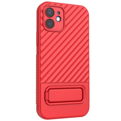 Phone Case for iPhone 12 , Kickstand Phone Back Protector Anti-dust TPU Phone Cover