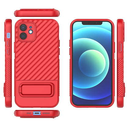 Phone Case for iPhone 12 , Kickstand Phone Back Protector Anti-dust TPU Phone Cover