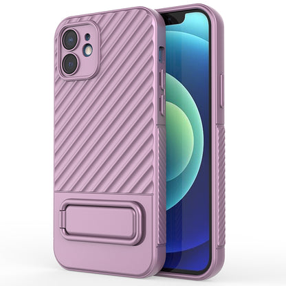 Phone Case for iPhone 12 , Kickstand Phone Back Protector Anti-dust TPU Phone Cover