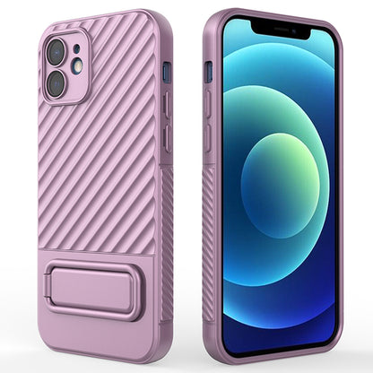 Phone Case for iPhone 12 , Kickstand Phone Back Protector Anti-dust TPU Phone Cover