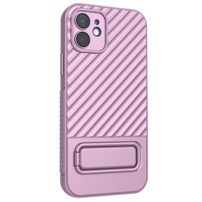 Phone Case for iPhone 12 , Kickstand Phone Back Protector Anti-dust TPU Phone Cover