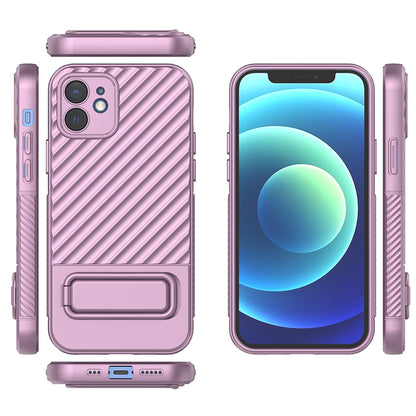 Phone Case for iPhone 12 , Kickstand Phone Back Protector Anti-dust TPU Phone Cover