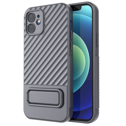 Phone Case for iPhone 12 , Kickstand Phone Back Protector Anti-dust TPU Phone Cover