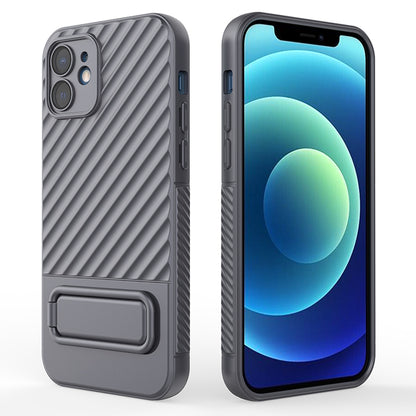 Phone Case for iPhone 12 , Kickstand Phone Back Protector Anti-dust TPU Phone Cover