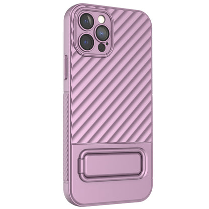 Anti-Scratch Phone Cover for iPhone 12 Pro , Kickstand Design Shockproof TPU Phone Case