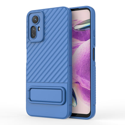 For Xiaomi Redmi Note 12S 4G Flexible Soft TPU Case Scratch Resistant Non-Slip Kickstand Phone Cover