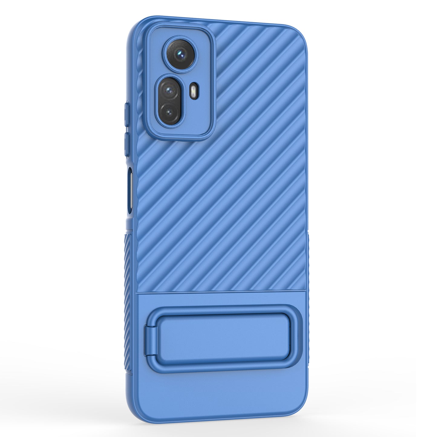 For Xiaomi Redmi Note 12S 4G Flexible Soft TPU Case Scratch Resistant Non-Slip Kickstand Phone Cover