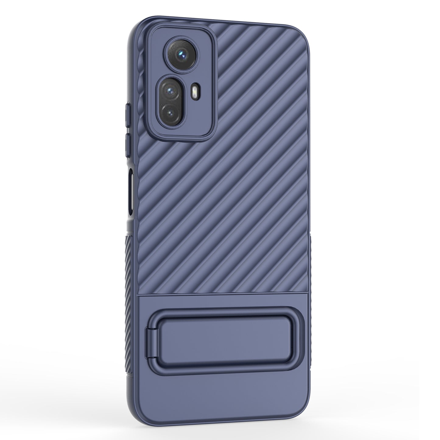 For Xiaomi Redmi Note 12S 4G Flexible Soft TPU Case Scratch Resistant Non-Slip Kickstand Phone Cover