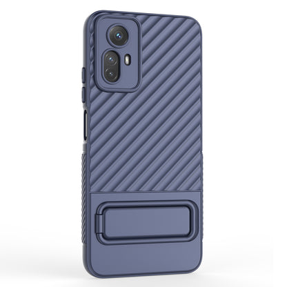 For Xiaomi Redmi Note 12S 4G Flexible Soft TPU Case Scratch Resistant Non-Slip Kickstand Phone Cover