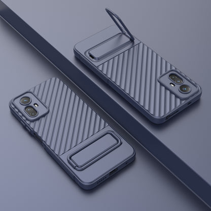 For Xiaomi Redmi Note 12S 4G Flexible Soft TPU Case Scratch Resistant Non-Slip Kickstand Phone Cover