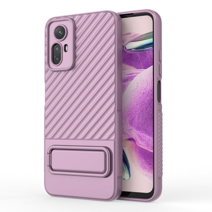 For Xiaomi Redmi Note 12S 4G Flexible Soft TPU Case Scratch Resistant Non-Slip Kickstand Phone Cover