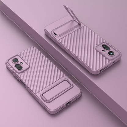 For Xiaomi Redmi Note 12S 4G Flexible Soft TPU Case Scratch Resistant Non-Slip Kickstand Phone Cover