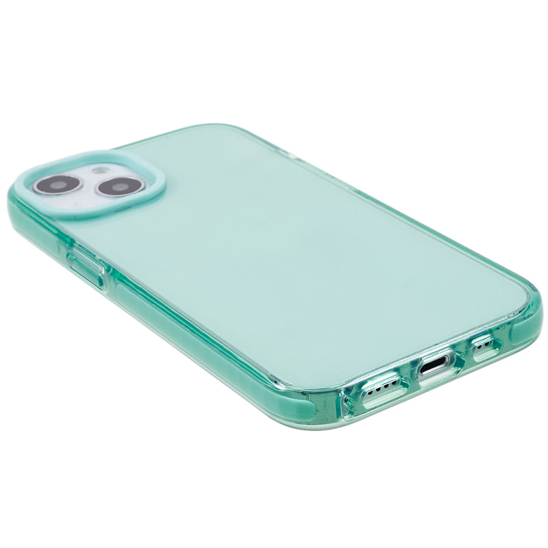 PC+TPU Case for iPhone 14 Shockproof Clear Cell Phone Back Protector Cover