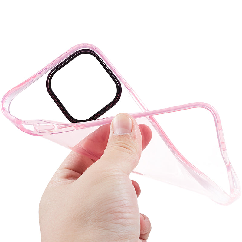 For iPhone 13 Pro Max 6.7 inch PC+TPU Case Drop Resistant Clear Phone Back Protector Cover