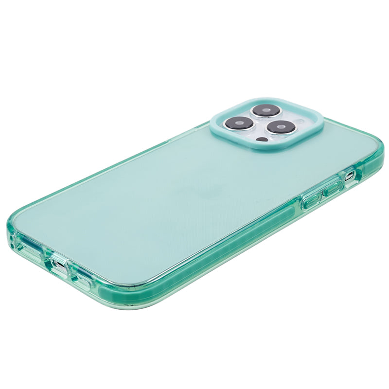 For iPhone 13 Pro Max 6.7 inch PC+TPU Case Drop Resistant Clear Phone Back Protector Cover