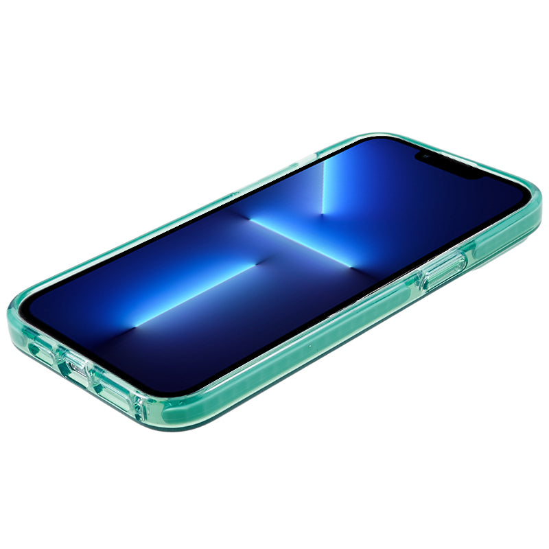 For iPhone 13 Pro Max 6.7 inch PC+TPU Case Drop Resistant Clear Phone Back Protector Cover