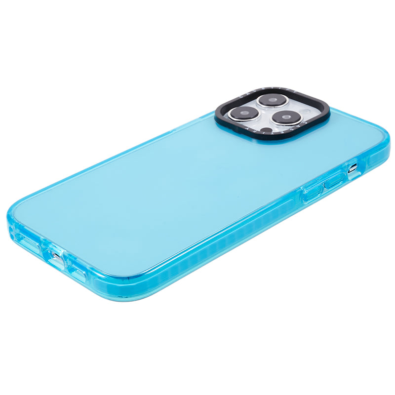 For iPhone 13 Pro Max 6.7 inch PC+TPU Case Drop Resistant Clear Phone Back Protector Cover