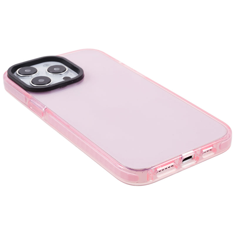 For iPhone 14 Pro Back Protector Clear PC+TPU Case Drop Resistant Cell Phone Cover